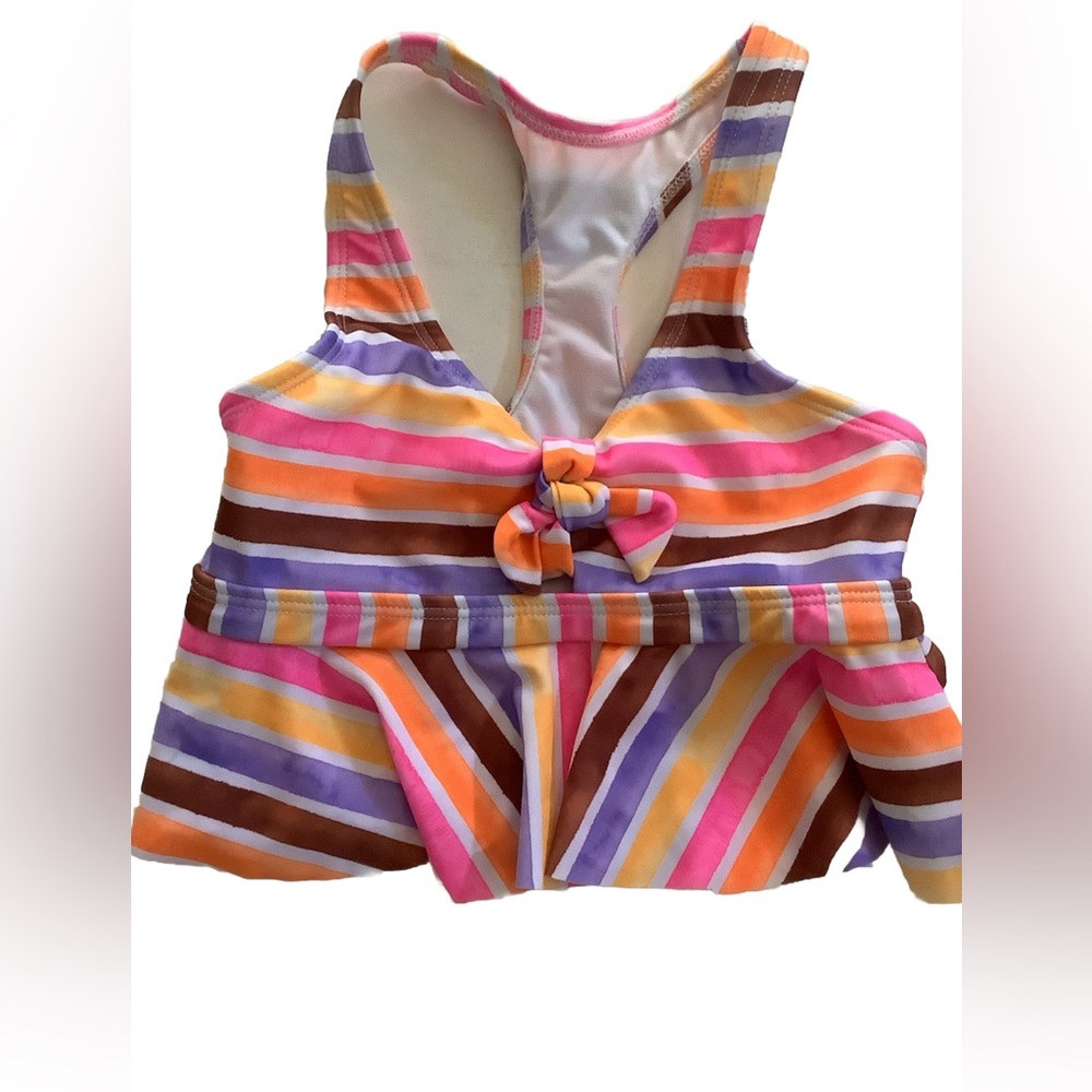 Wonder Nation Girls Tankini Swim Top Size S (6/6X)